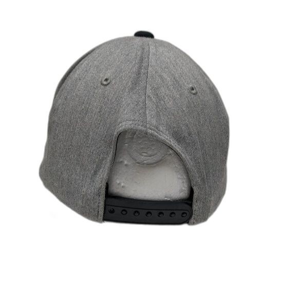 Brixton Hat Cap Snapback Brxtn Mfg Co Supply Adjustable Classic Logo Gray Black - Picture 5 of 10